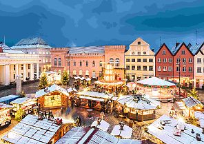 Weihnachtszauber im Sternenglanz von Schwerin