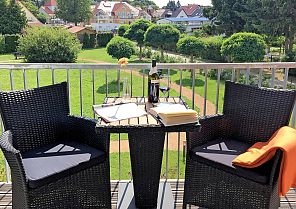 SEETELHOTEL Nautic Hotel & Spa, Beispiel Junior Suite Balkon